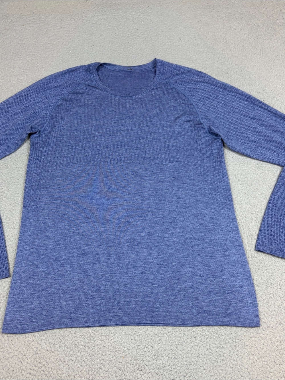 lululemon athletica Shirt Men’s XL Blue Heathered Long Sleeve Tee Workout Gym